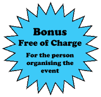 Bonus for the person organising the event